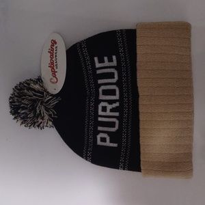 NWT - Purdue Boilermakers knit winter hat